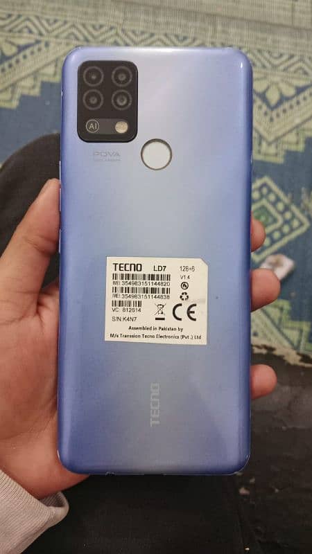 tecno pova 6.128gb mobile with box 1