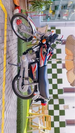 Honda cg 125 2024 black color nambr lga howa hai