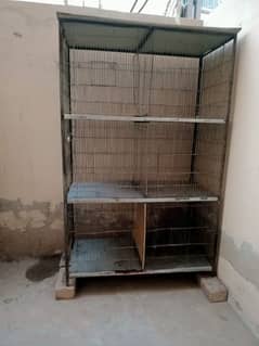 mashallah ok condition cage 10 by 9 condition  1.5 by 1.5 6 . portion