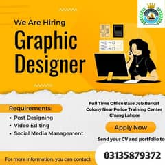 Graphic Designer Job – Karachi, Lahore, Islamabad – Apply Today!