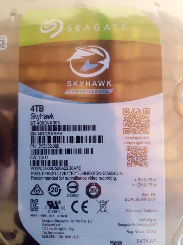 4TB Hard Drive Seagate 0