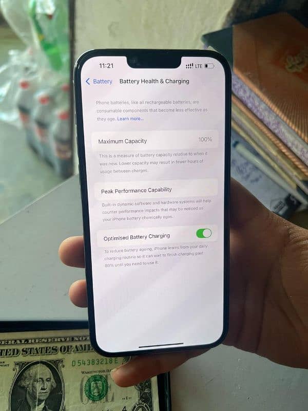 IPHONE 13 PRO MAX PTA APPROVED 128 GB 100 PERCENT BATTERY HEALTH 1