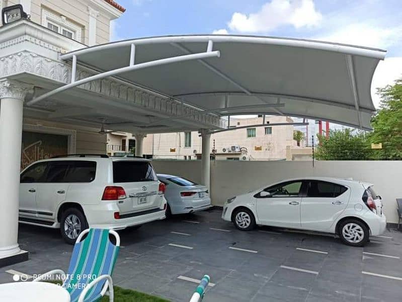 New car parking shade in Pakistan | Canopy shed | Porch shade| Garage 0