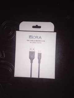 mora data cable fast 2.1 ampere branded cable