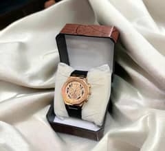 Men's Golden Dial Watch