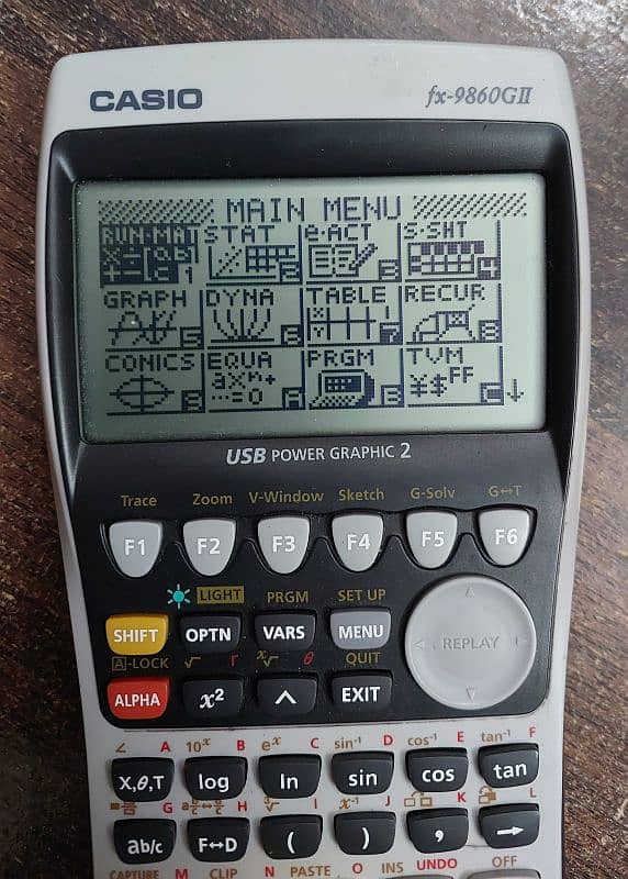 Casio fx-9860GII USB POWER GRAPHIC2 Calculator 1