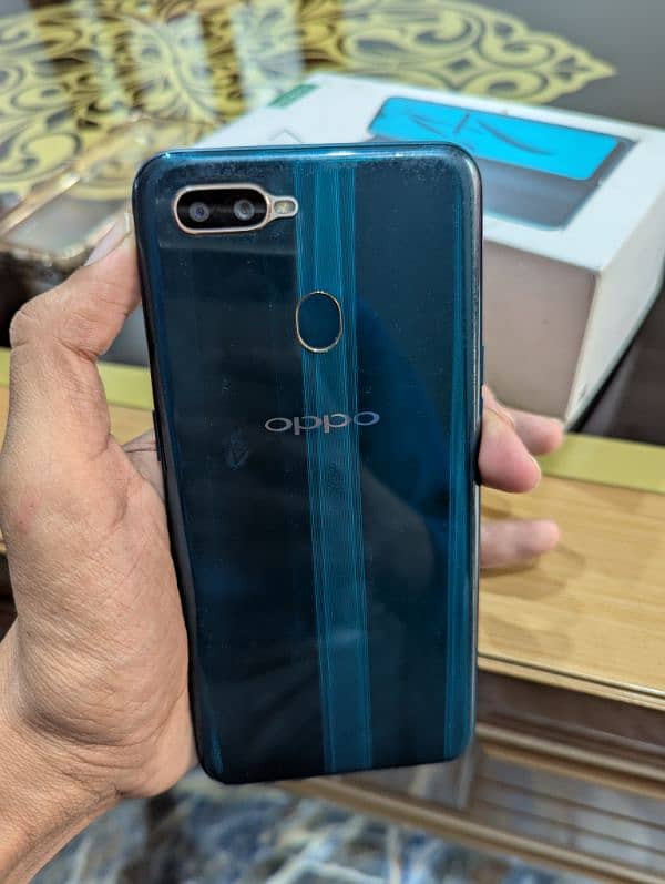 Oppo A7 | Galze Blue Color | original box 5