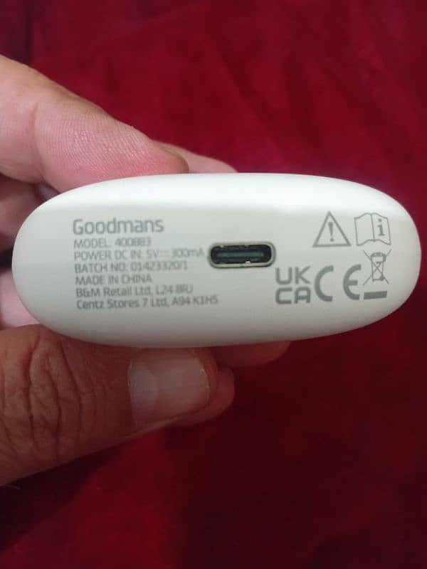 Goodmans Air pods originally came from UK 4