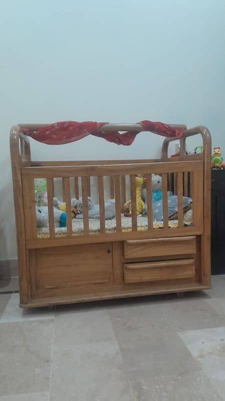 Wooden Baby Crib Wooden Kot 0