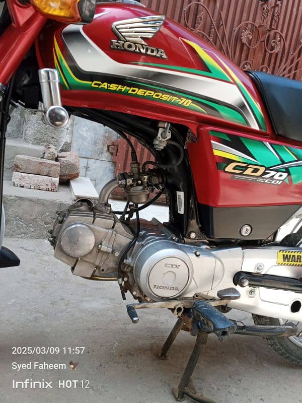 Honda cd 70 2022 model for sale 1