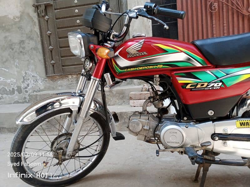 Honda cd 70 2022 model for sale 4