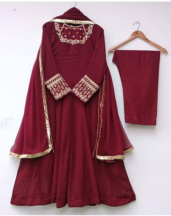 3Pc Frock Stitched Eid Collection 2