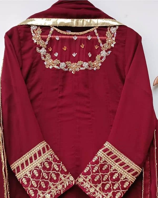 3Pc Frock Stitched Eid Collection 5