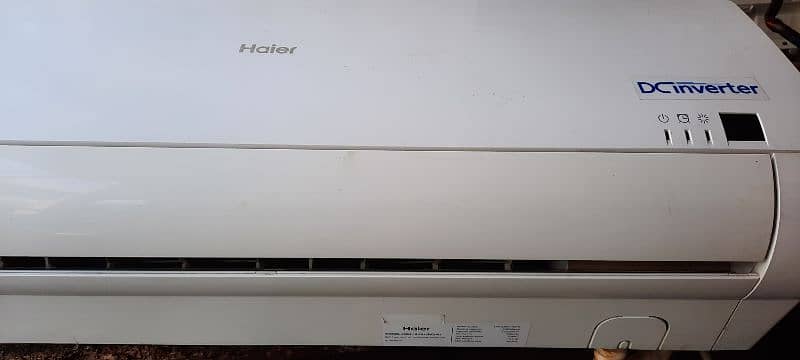 Haier DC inverter Ac 1 ton gas waghera All ok 1