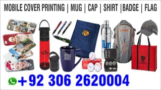 Mobile Cover Printing Mug Cap Shirt Badge Flag Pen Cup Digital UV DTF