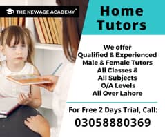 Home Tutors & Home Tuition Available in Lahore