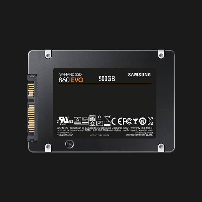 Samsung 860 Evo 500GB SSD 2.5″ SATA 2