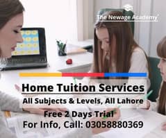 Home Tutors & Home Tuition Available in Lahore