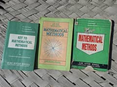 Mathematical Methods textbook and keybook guide for bachelor/collage