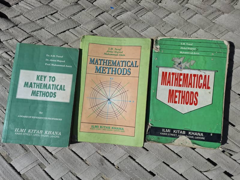 Mathematical Methods textbook and keybook guide for bachelor/collage 0