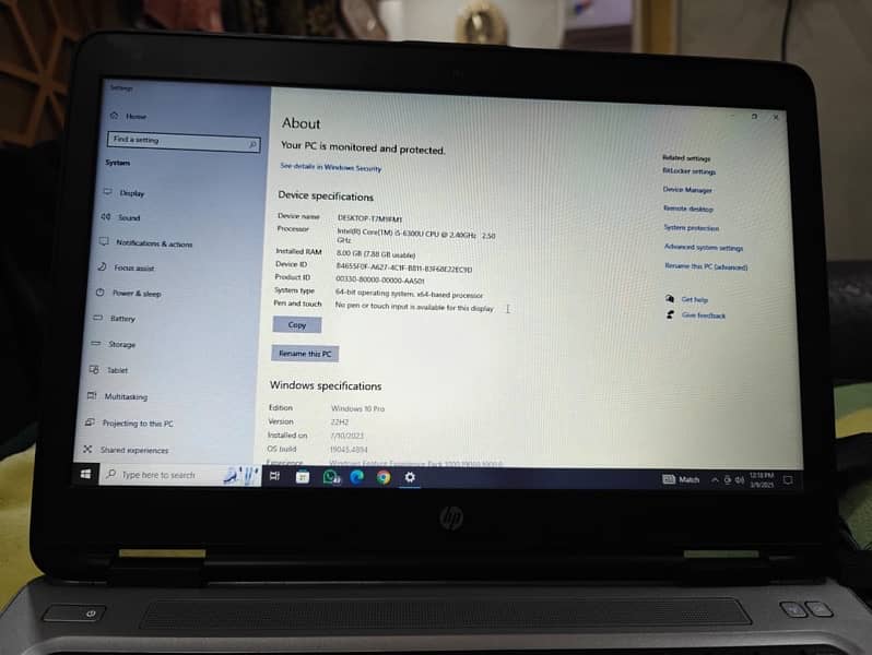 HP Probook core i5 11