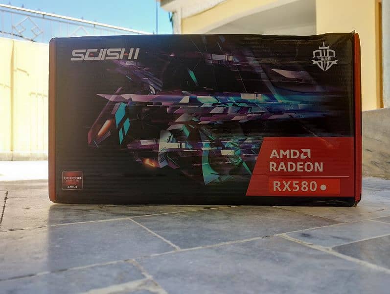 RX 580 8GB BRAND NEW WITH BOX RGB 6