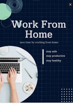 work from home by using in your smart phone.