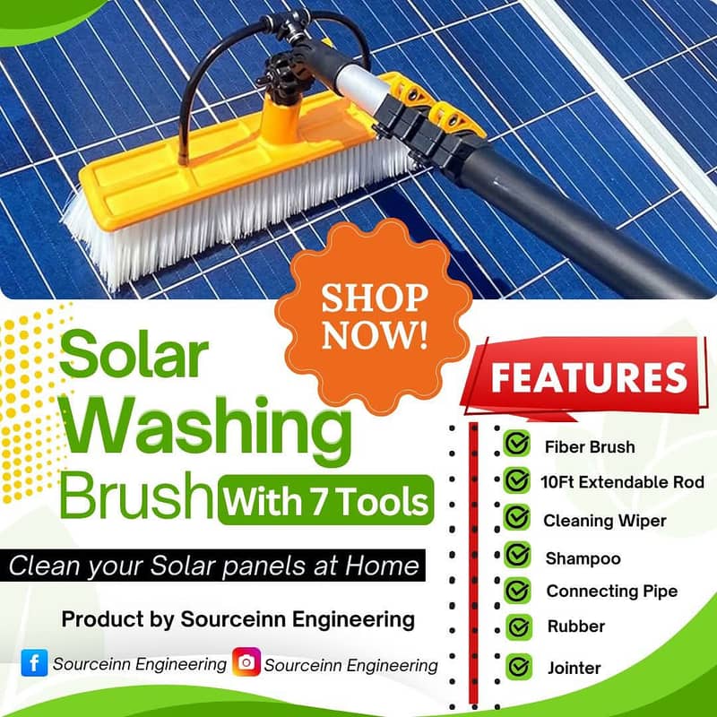 Solar Cleaning Brush 0