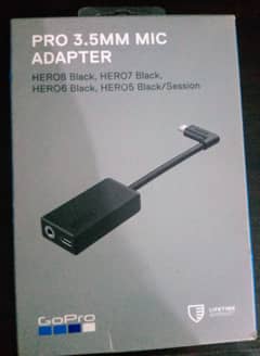 GoPro Pro 3.5mm Mic Adapter Used a few times