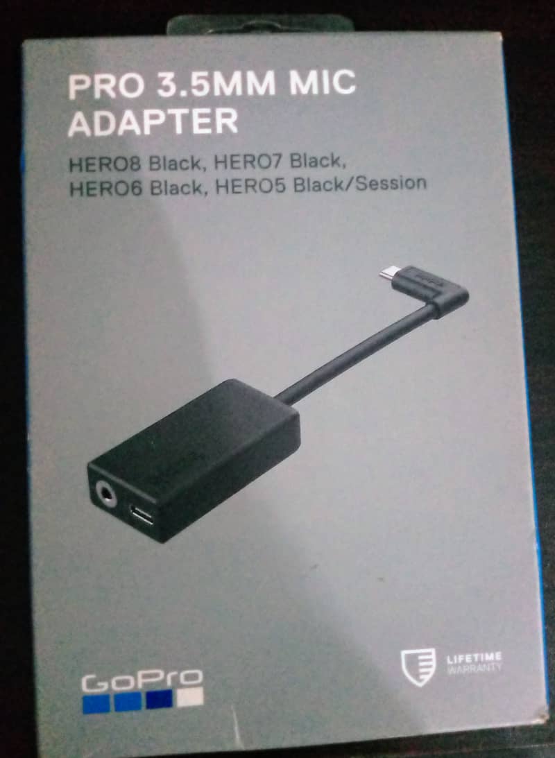 GoPro Pro 3.5mm Mic Adapter Used a few times 0