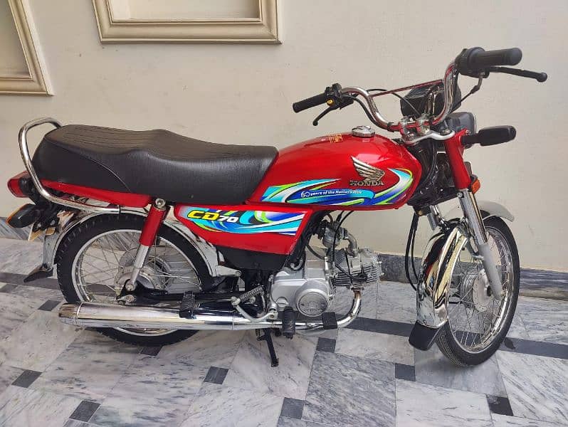 Honda CD 70 Model 2024 Lush Condition 3