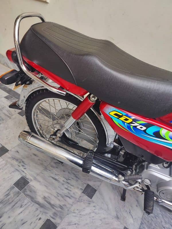 Honda CD 70 Model 2024 Lush Condition 8