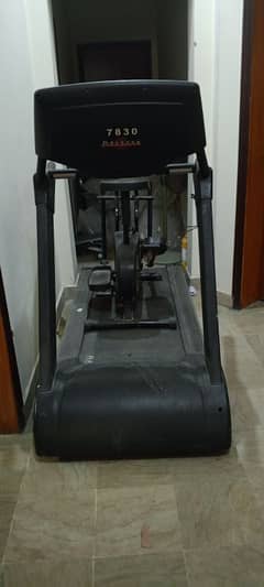 Electronic treadmill, exercise cycle