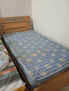 Single Bed with Diamond Spring Mattress