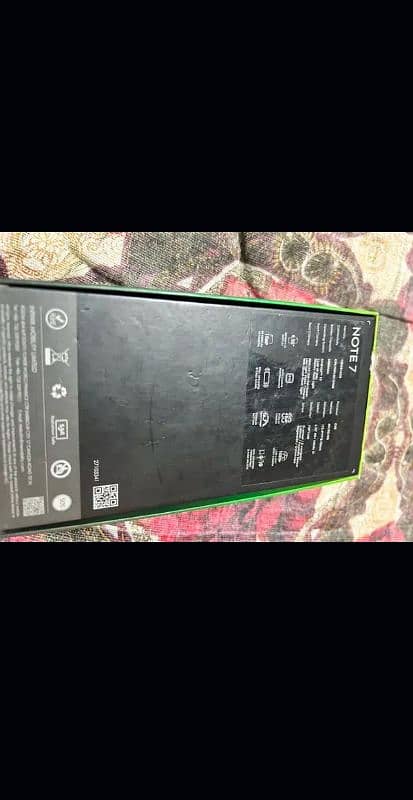 Infinix note 7 6/128 dual sim pta approved with original box and cover 8