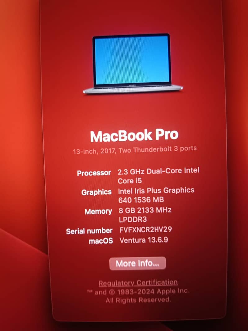 MacBook Pro 2017 | 13 Inch | 8GB RAM 3