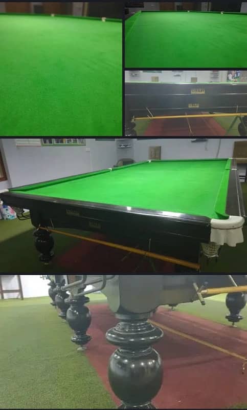 Riley brand Dolphen Snooker manufacturers made full size 1