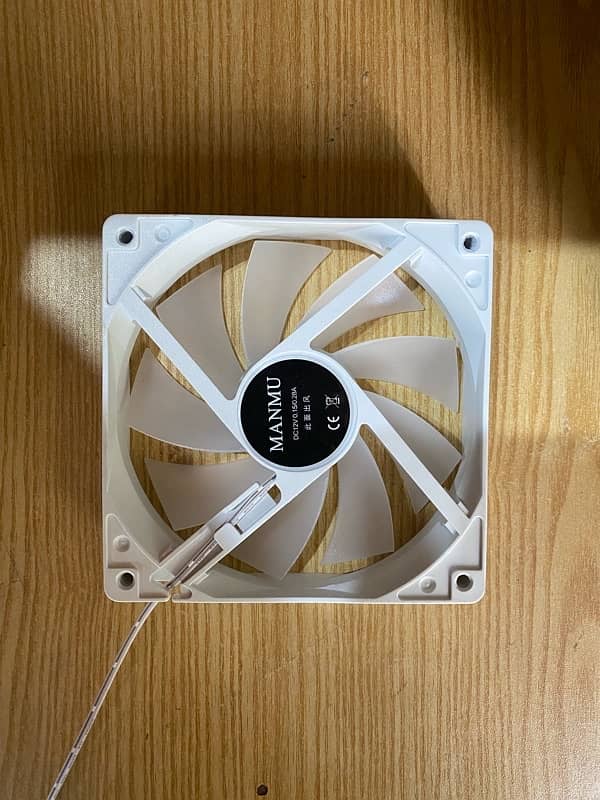 RGB fans MANMU white 4 pcs 1