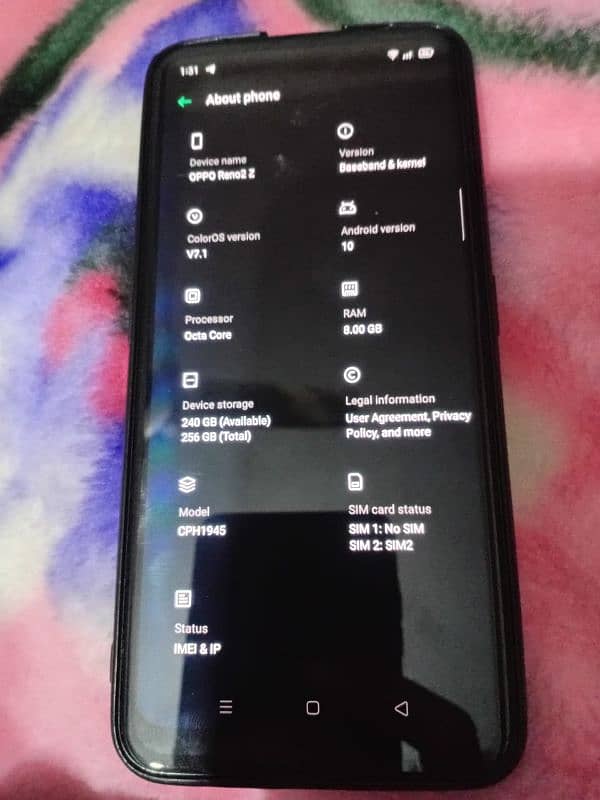 Oppo Reno 2z pta 8/256 3