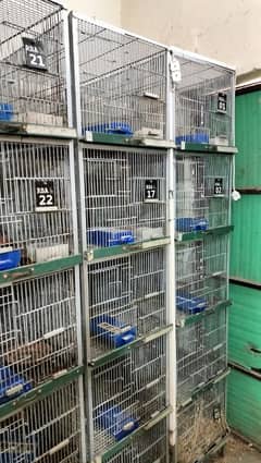 bird cages and breading boxes