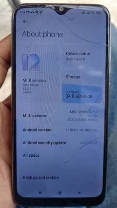 Xiaomi mi note 8 /  4gb/64gb sirf 11,999 Rs