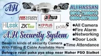 CCTV cameras with installation