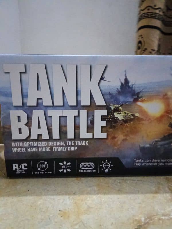 Rc Tank With 360 rotation and light With Chargeable Battery 3