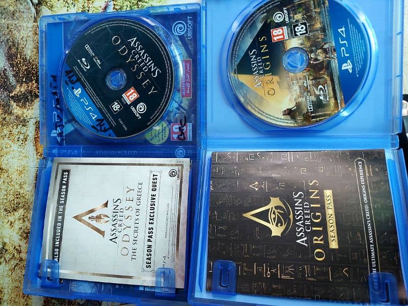 Assasins Creed Origins and Odyssey Ps4 2