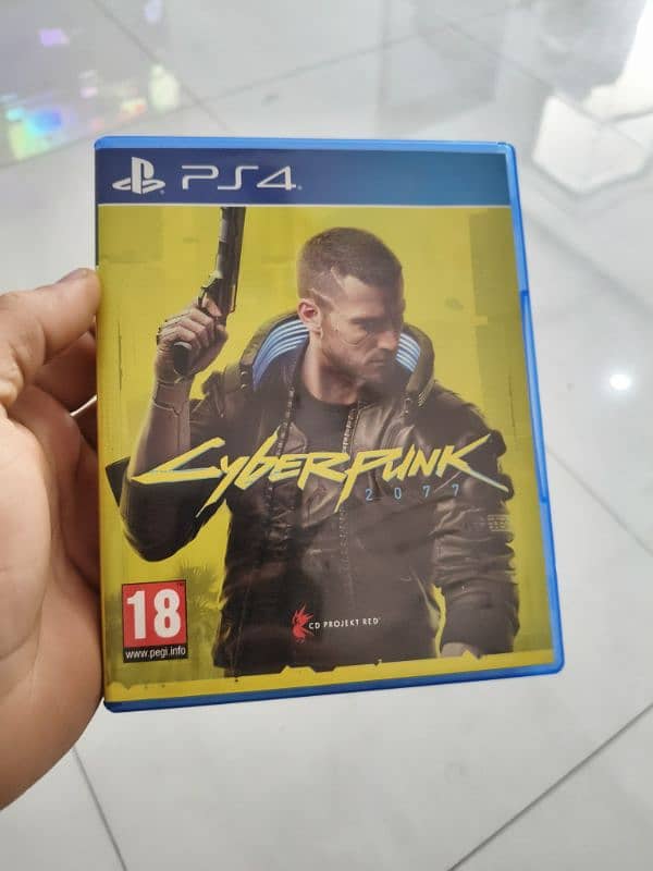 Cyberpunk 2077 and Resident Evil 8 Village ps4 1