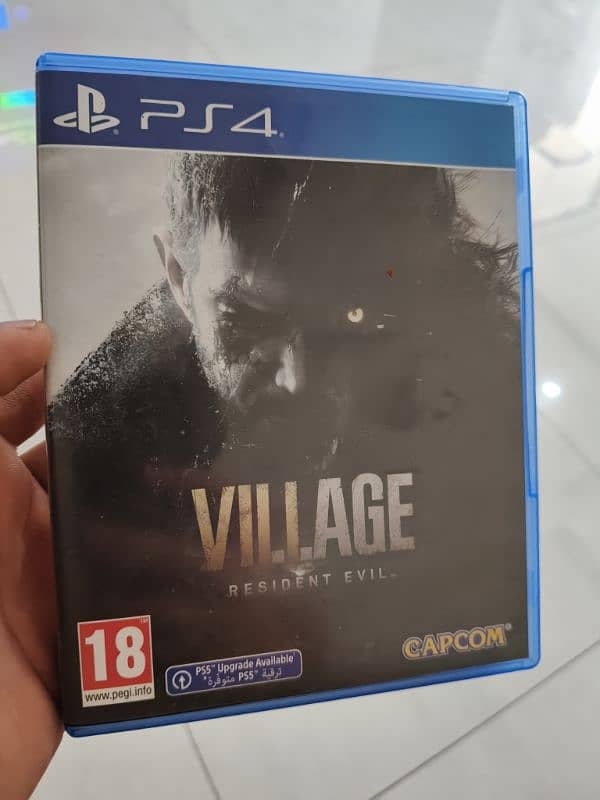 Cyberpunk 2077 and Resident Evil 8 Village ps4 5