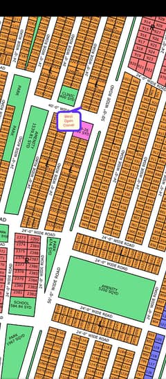 Corner West Open Plot 80 Sq-Yd North Town Residency Phase 1