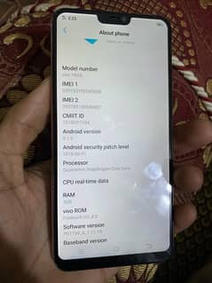 vivo y85a 4gb 64 gb urgent sell