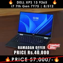 Dell XPS 13 9365 | 7th Gen Core i7 | 8GB DDR3 RAM | 512GB M. 2 SSD