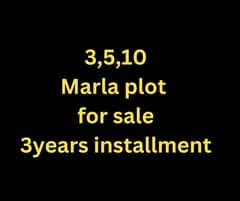 3 ,marla plot for sale